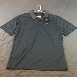 Swannies Shirt Mens Xlarge Short Sleeve Golf Polo Navy Blue
